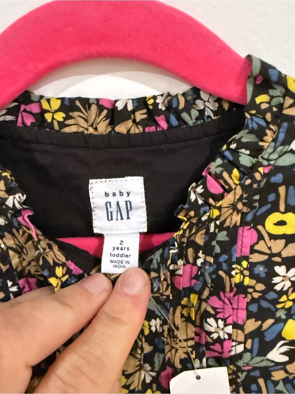 Baby Gap Girls Floral Long-Sleeve Dress — NWT Size 2Y